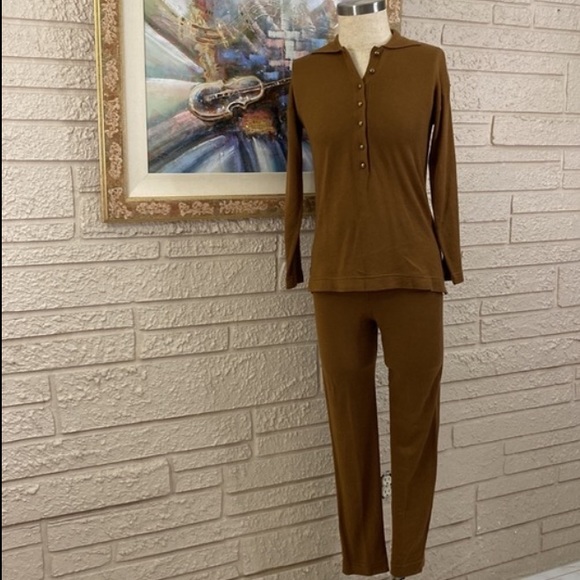 Bedford Fair 2pc Jogger Lounge Knit Pants Set - Picture 1 of 16